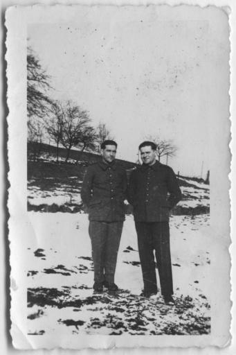 Henri et Lucien Violleau à Ruckweiler, février-avril 1944.